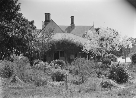View of the garden from the Officers' Mess, Duntroon House.