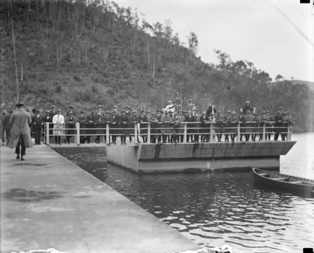 Tour by the Master Builders Association at the Cotter Dam.