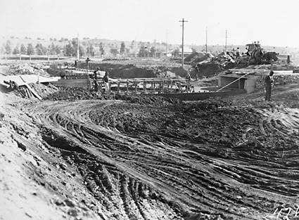 Drainage construction,Telopea and Bowen Park , near Kingston Power Station