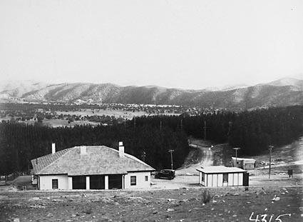House on Mount Stromlo, Brindabellas in background