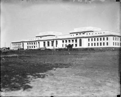 Parliament House - North-west aspect, nearing completion