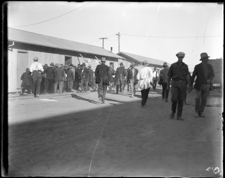 Workmen at a depot, probably Kingston Power Station.