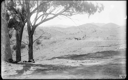 Cotter to Uriarra road, under construction.