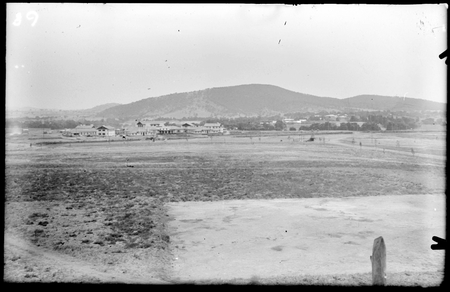 Hotel Canberra and Black Mountain from Parliament House.