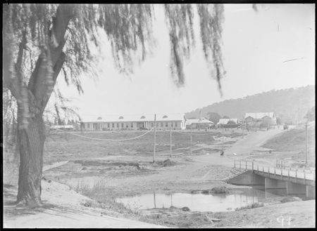 Lennox Crossing over Molonglo River and Acton Offices.