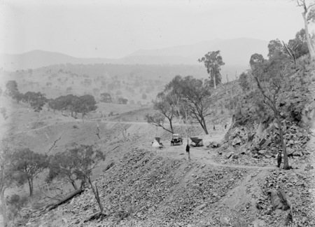 Road construction - Uriarra Road