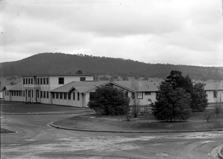 Acton Offices works section looking towards Black Mountain