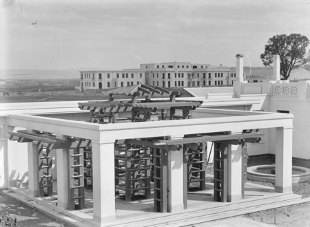 East Block and courtyard of Parliament House from Parliament House roof.