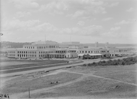 Parliament House from Camp Hill.
