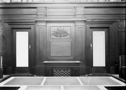 Parliament House - Dais for Speakers chair, House of Represantatives Chamber