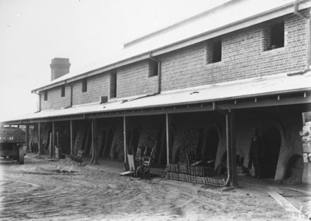 Brick kilns  at the Yarralumla brickworks