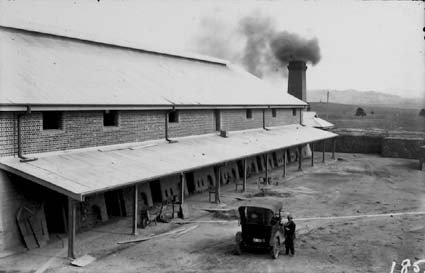  Yarralumla brickwork kilns with car and driver
