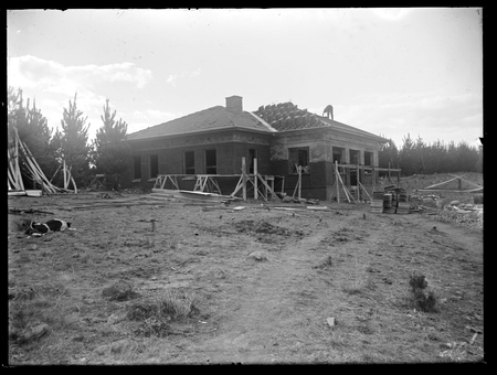 Cottage almost complete at Mount Stromlo.