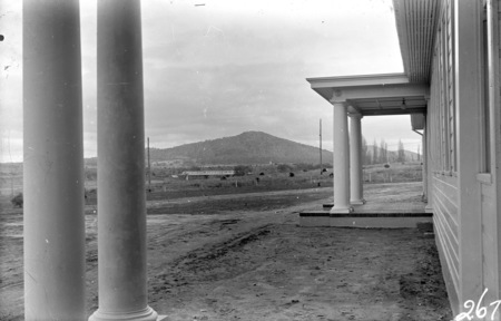 View from front of Acton offices toward Commonwealth Avenue Bridge