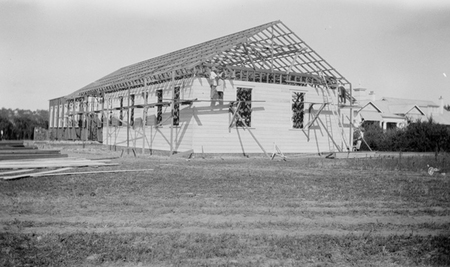 Additions to Acton Offices under construction.