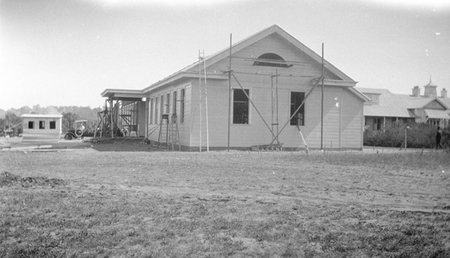 Additions to Acton Offices under construction.