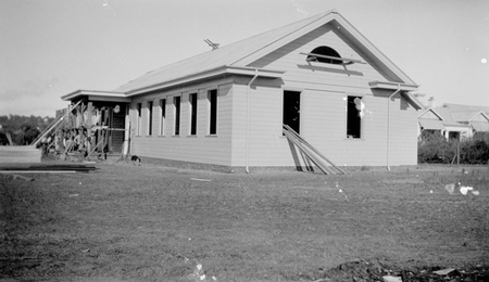 Additions to Acton Offices under construction.