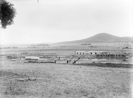 Parliament House foundations from the rear.