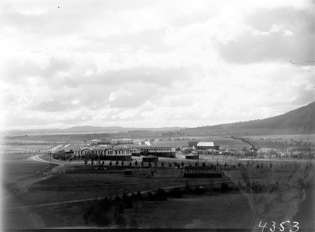 Telopea Park school from across Telopea Park.