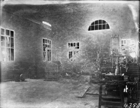 Machine shop with Machine tools, Kingston Power Station.