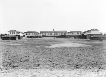 Telopea Park School from the playing fields.