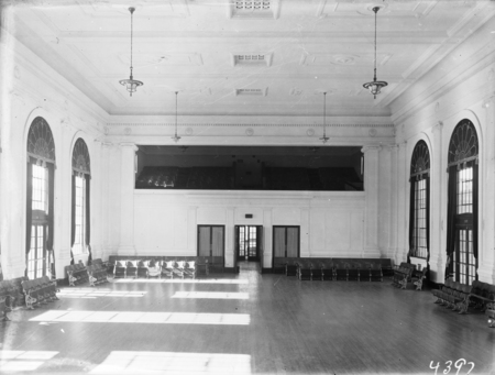 Interior of the Albert Hall.