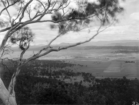 Panorama from Mount Ainslie toward Red Hill.