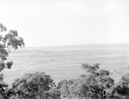 Panorama from Red Hill towards Kingston. Kingston Power Station in centre.