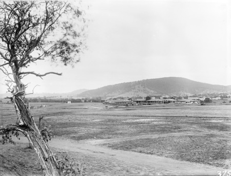 Hotel Canberra from Parliament House site.