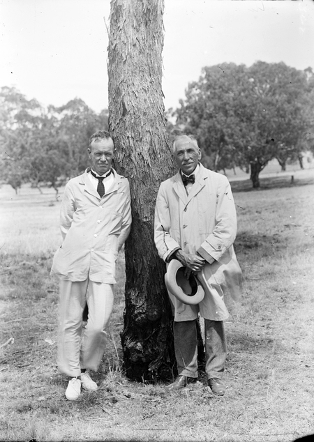 Rt Honourable W M Hughes and the Hon P G Stewart.