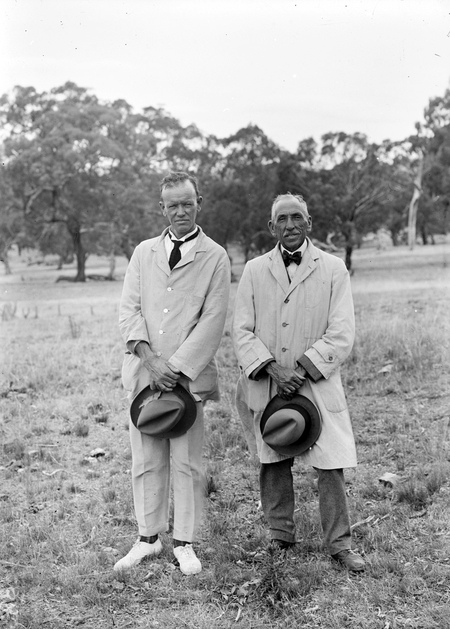 Right Honourable W M Hughes and the Honourable P G Stewart.