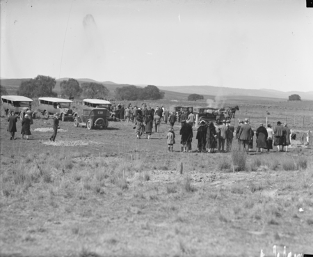 Tree planting by the Victorian Branch of the English Speaking Union.