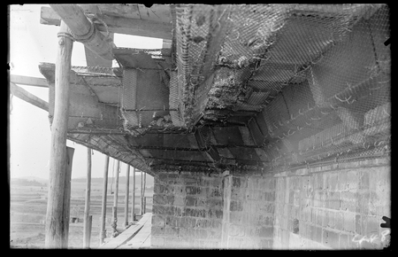 Parliament House under construction.