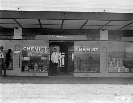 C T Campbell, chemist, Kennedy Street, Kingston.