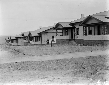 Printers quarters, corner of Kennedy and Eyre Streets Kingston c1926.