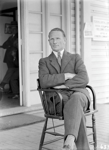 Portrait of J McCrae Dunn at the Acton Offices