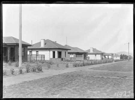 Street of cottages.