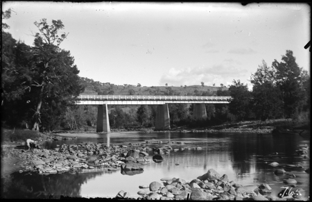 Murrumbidgee River Bridge from Cotter River junction near the Cotter Pump House.