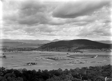 Panorama from Mt Ainslie towards Black Mountain