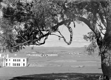 Kingston area from Camp Hill - Hotel Kurrajong in centre