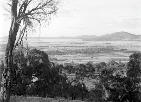 Panorama from Red Hill towards Mt. Ainslie