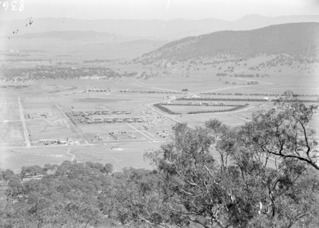 View from Mt Ainslie towards Civic, Ainslie Hotel on left.