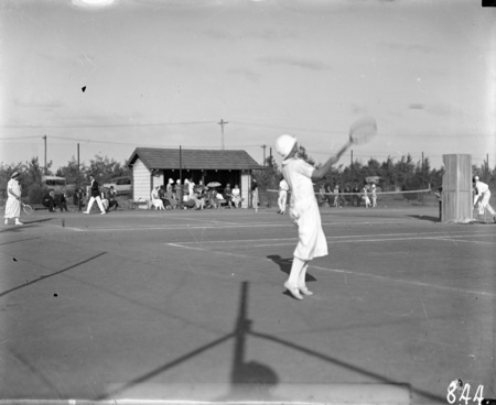 Tennis Match at Kingston Courts, Eastlake.