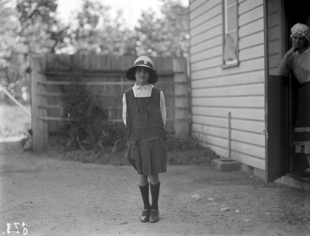 Adele Mildenhall in St Gabriel school uniform