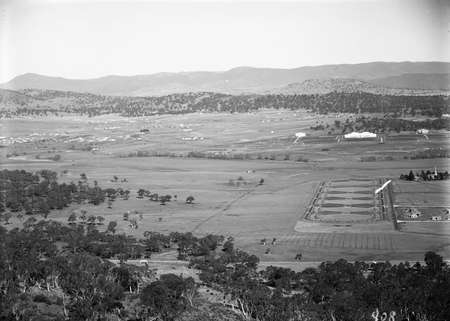 View from Mt Ainslie down Anzac Parade.