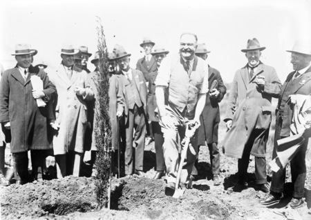 Empire Parliamentary Association tree planting ceremony.