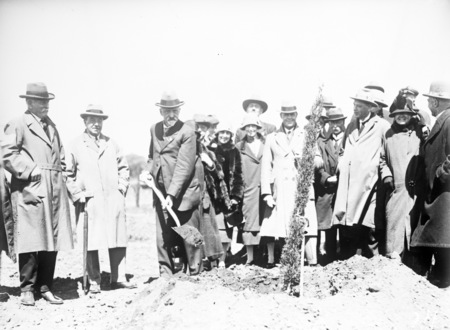 Empire Parliamentary Association tree planting ceremony.