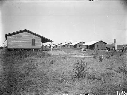 Causeway cottages under construction