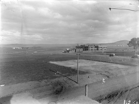 East Block under construction, from Parliament House.