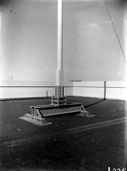 Base of flagpole at Parliament House